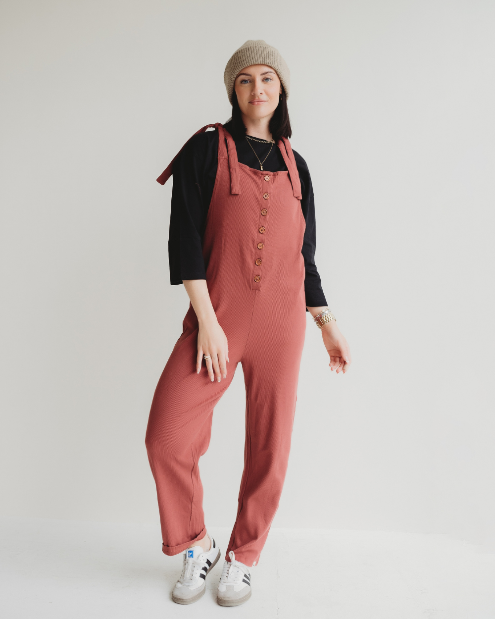 Erin Red Dungarees - image 2