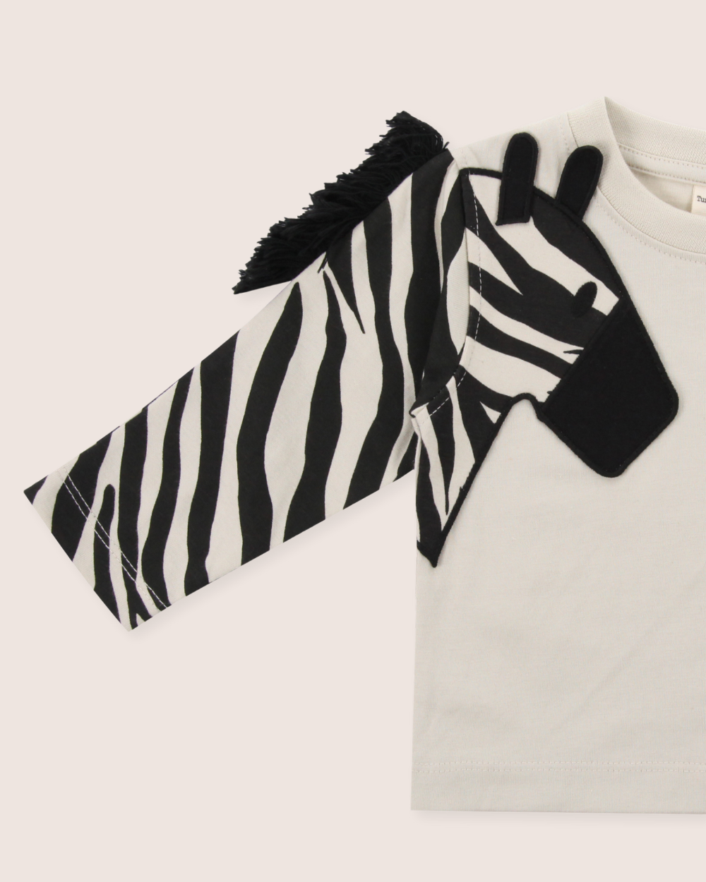 Multicolour Zebra Streak Print Sleeve Top - image 4