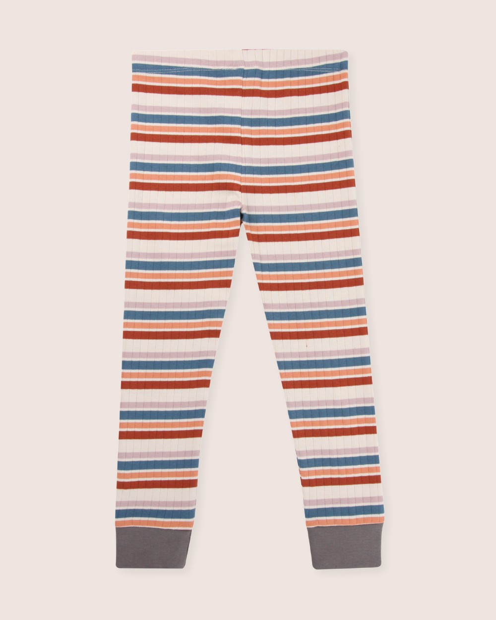 organic cotton Multicolour Retro Stripe Print Leggings - Image 6