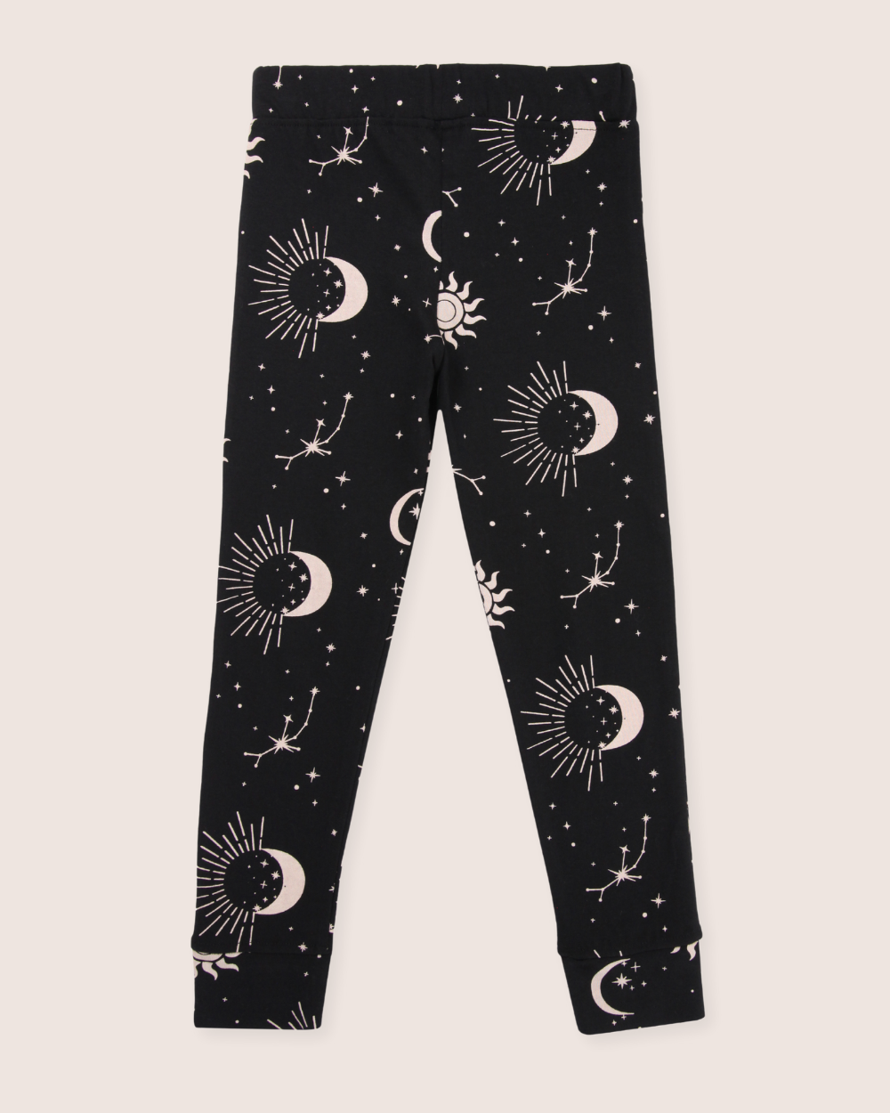 Black Celestial Print Leggings - image 6