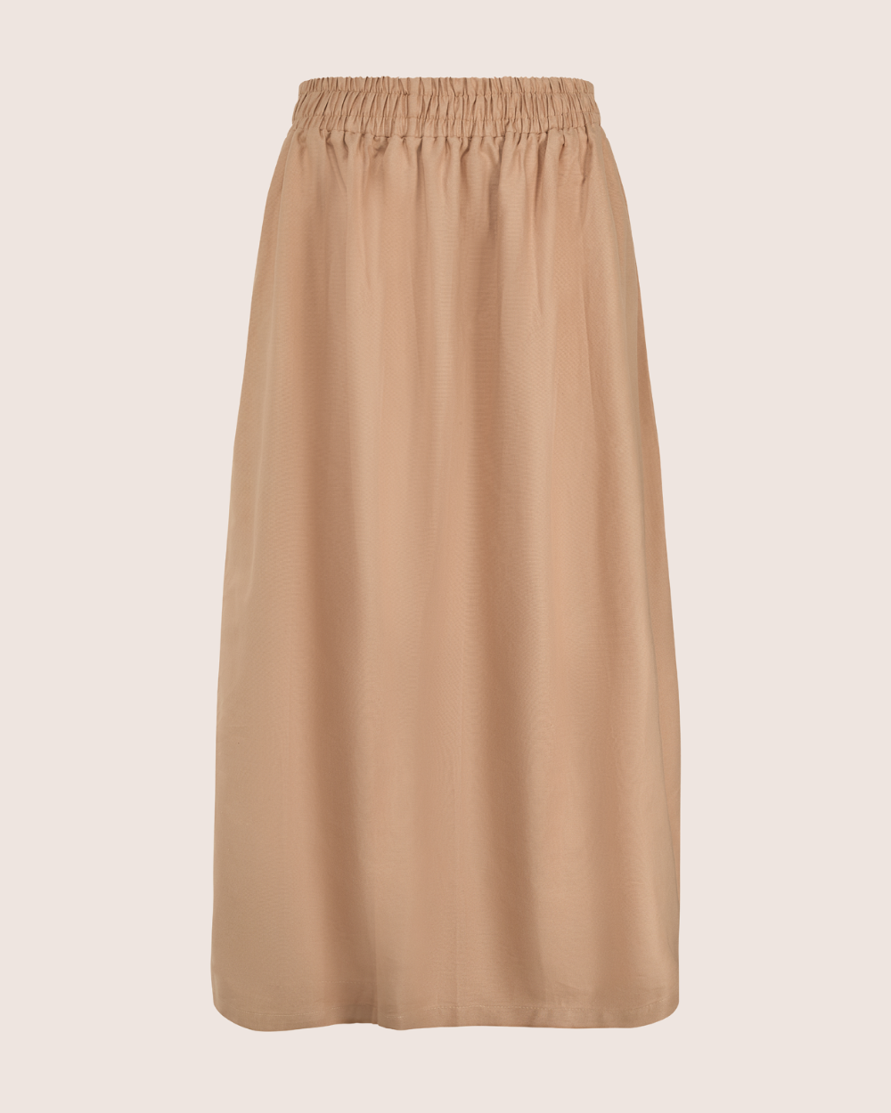 organic cotton Joyce Beige Midi Skirt