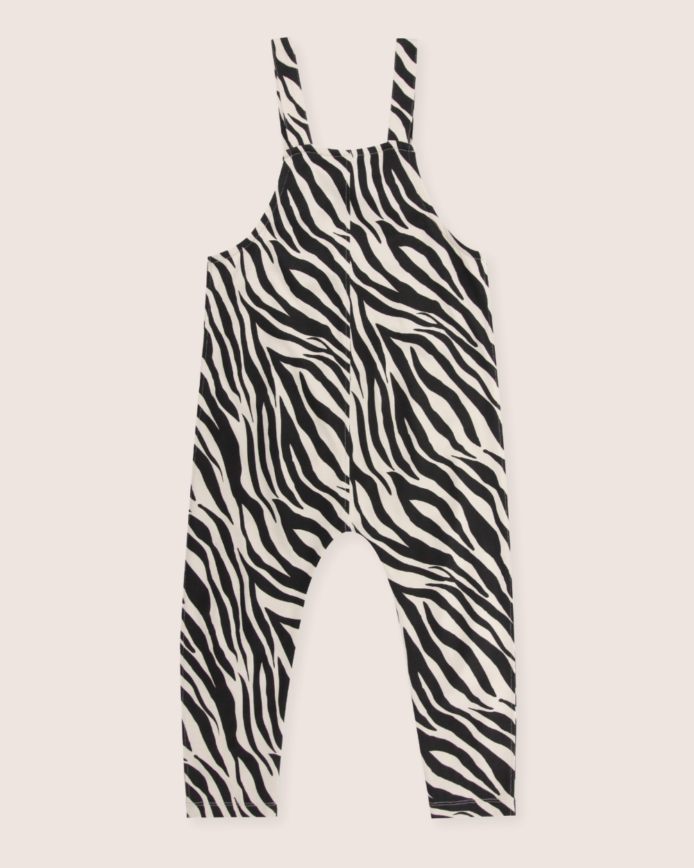 Organic cotton Multicolour Zebra Streak Print Dungarees - image 6