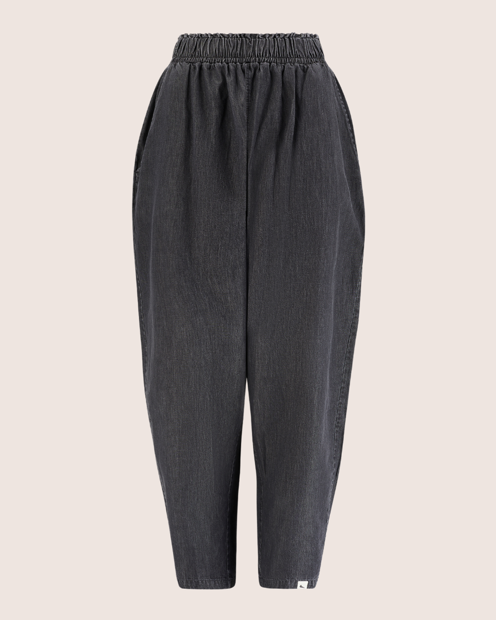 Kate Black Barrel Leg Trousers - image 2