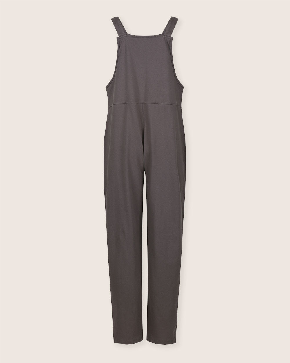 Lila Charcoal Dungarees- front
