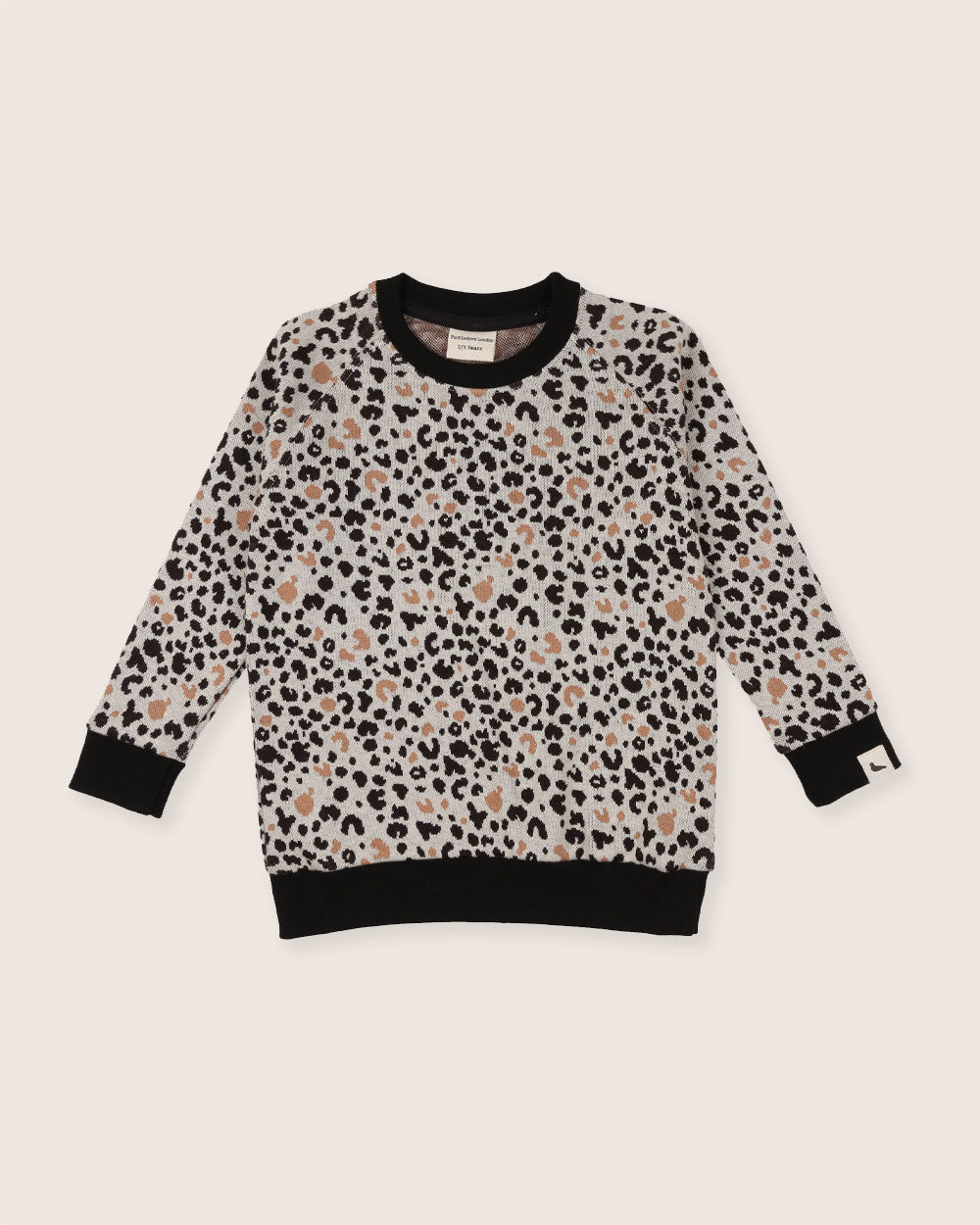organic cotton Multicolour Leopard Animal Print Sweatshirt - image 1