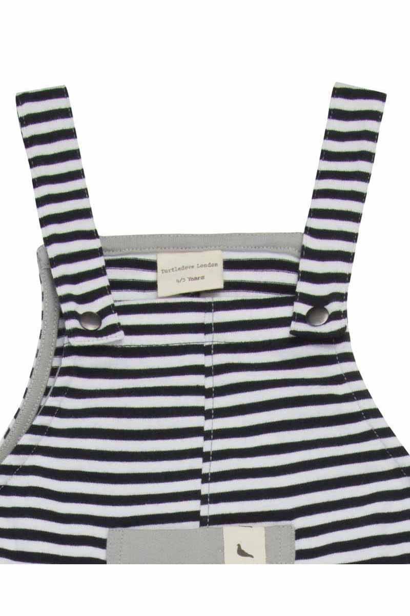 Multicolour Humbug Stripe Print Dungarees - image 3