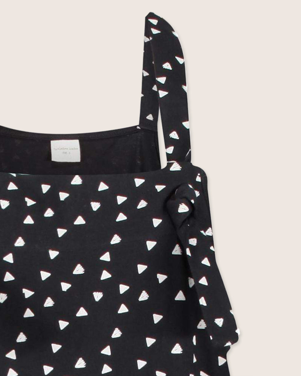 Black organic cotton ladies dungarees