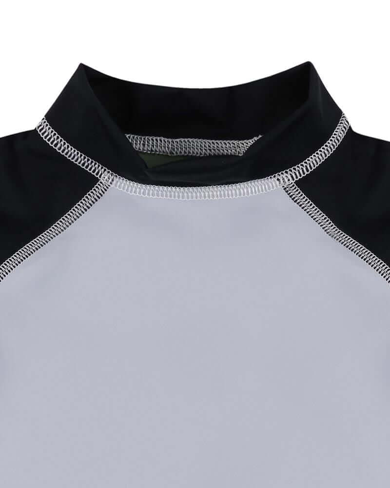 Multicolour Colourblock Swim Top - image 2