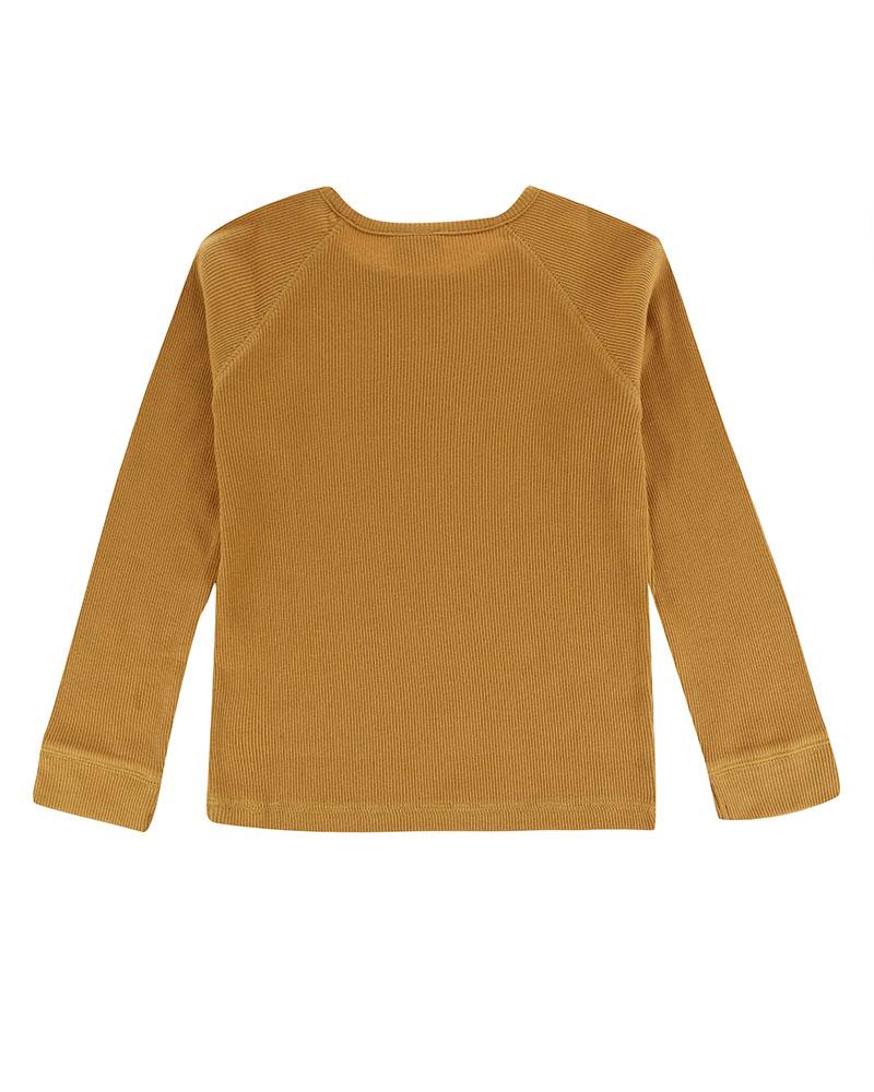 organic cotton Yellow Rib Top - image 4