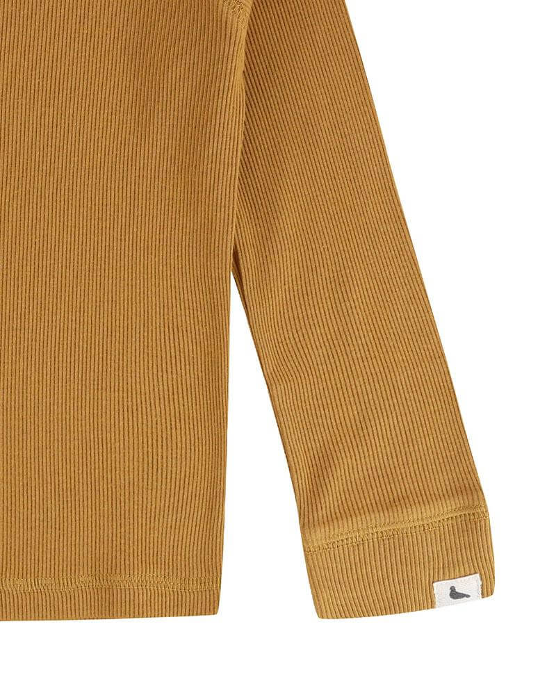 organic cotton Yellow Rib Top - image 2