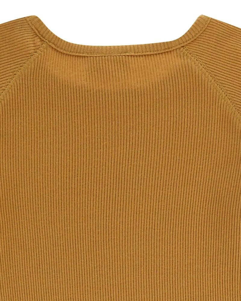 organic cotton Yellow Rib Top - image 5