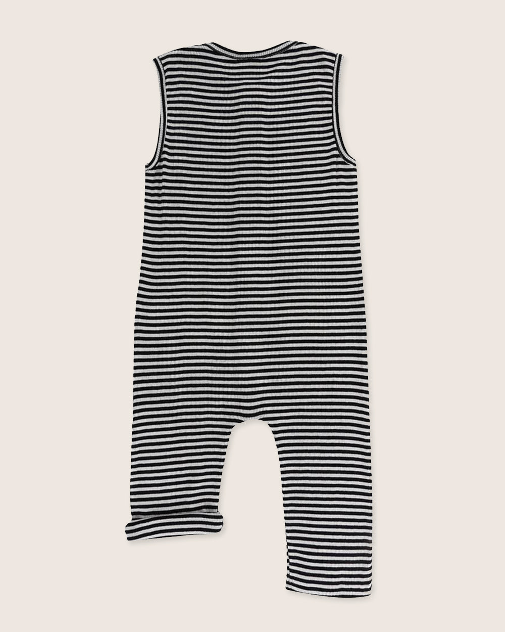 Multicolour Stripe Print Rib Jumpsuit - image 4