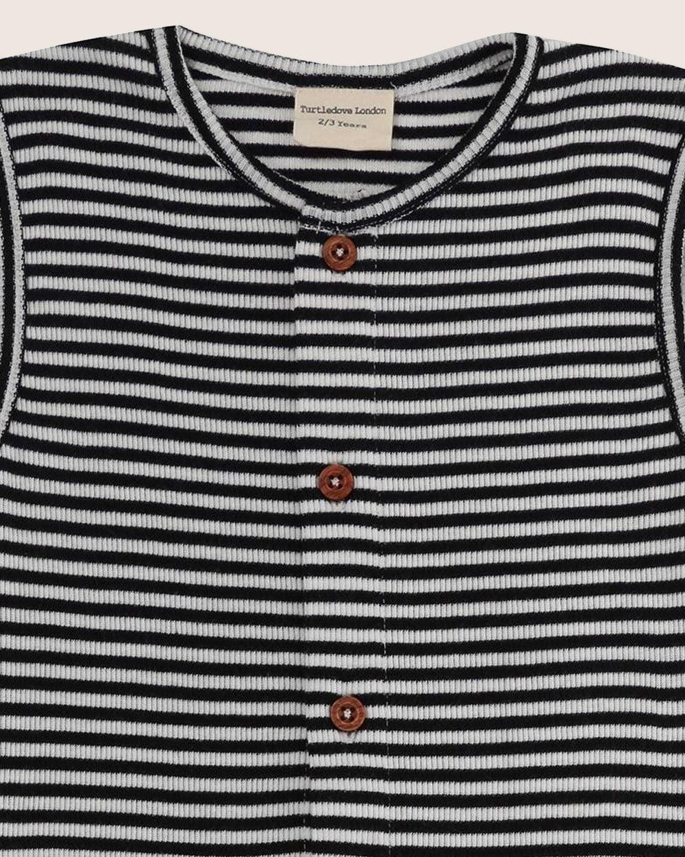 Multicolour Stripe Print Rib Jumpsuit - image 2