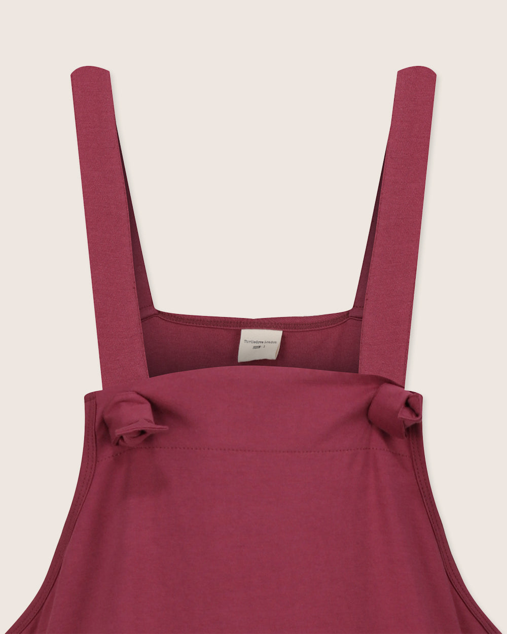 organic cotton Lila Burgundy Pink Dungarees - image 4