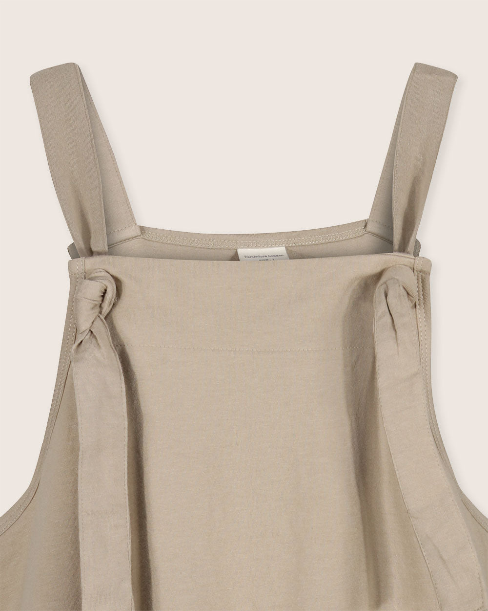Beige womens dungarees