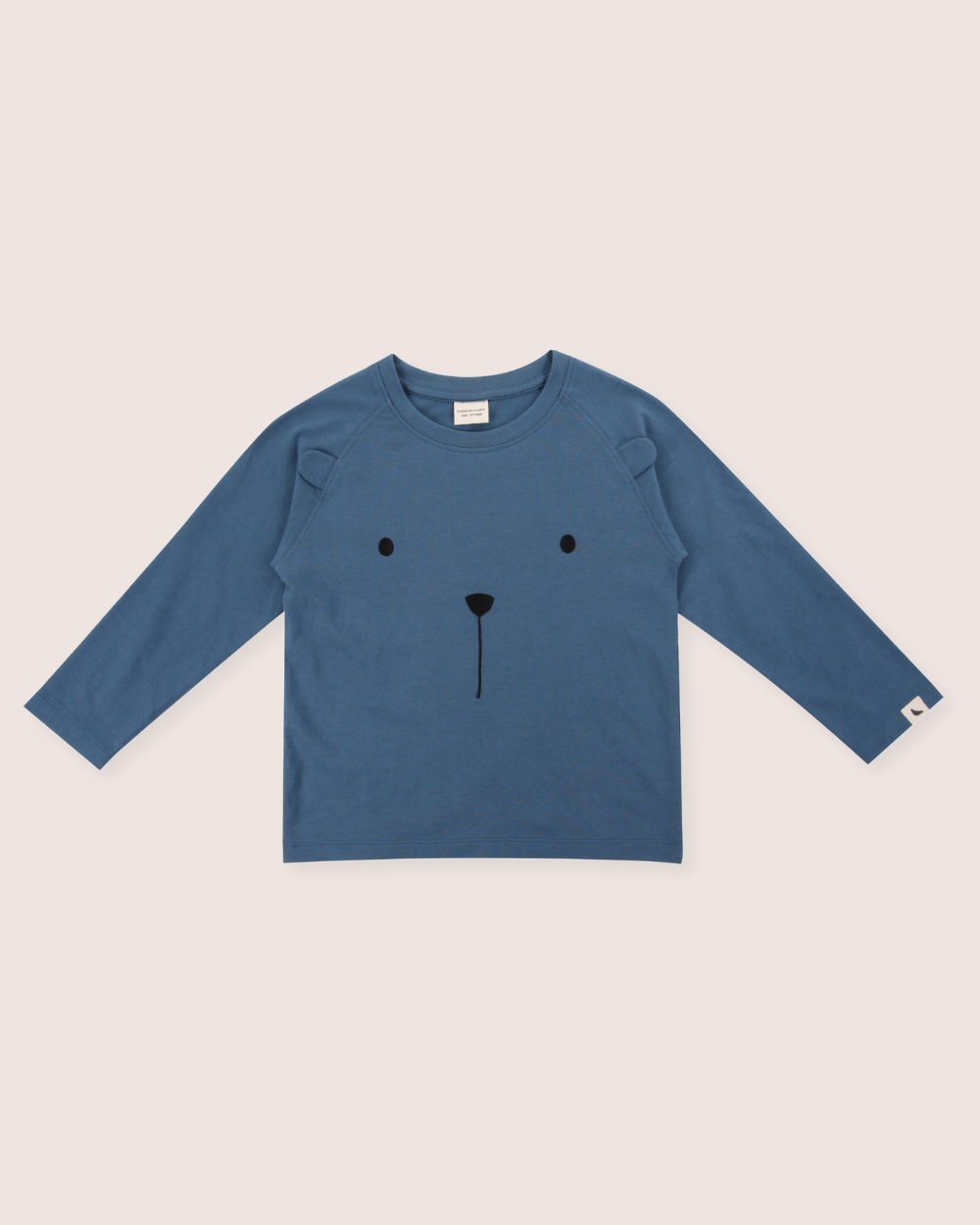 Blue Bear Face Print Top - image 1
