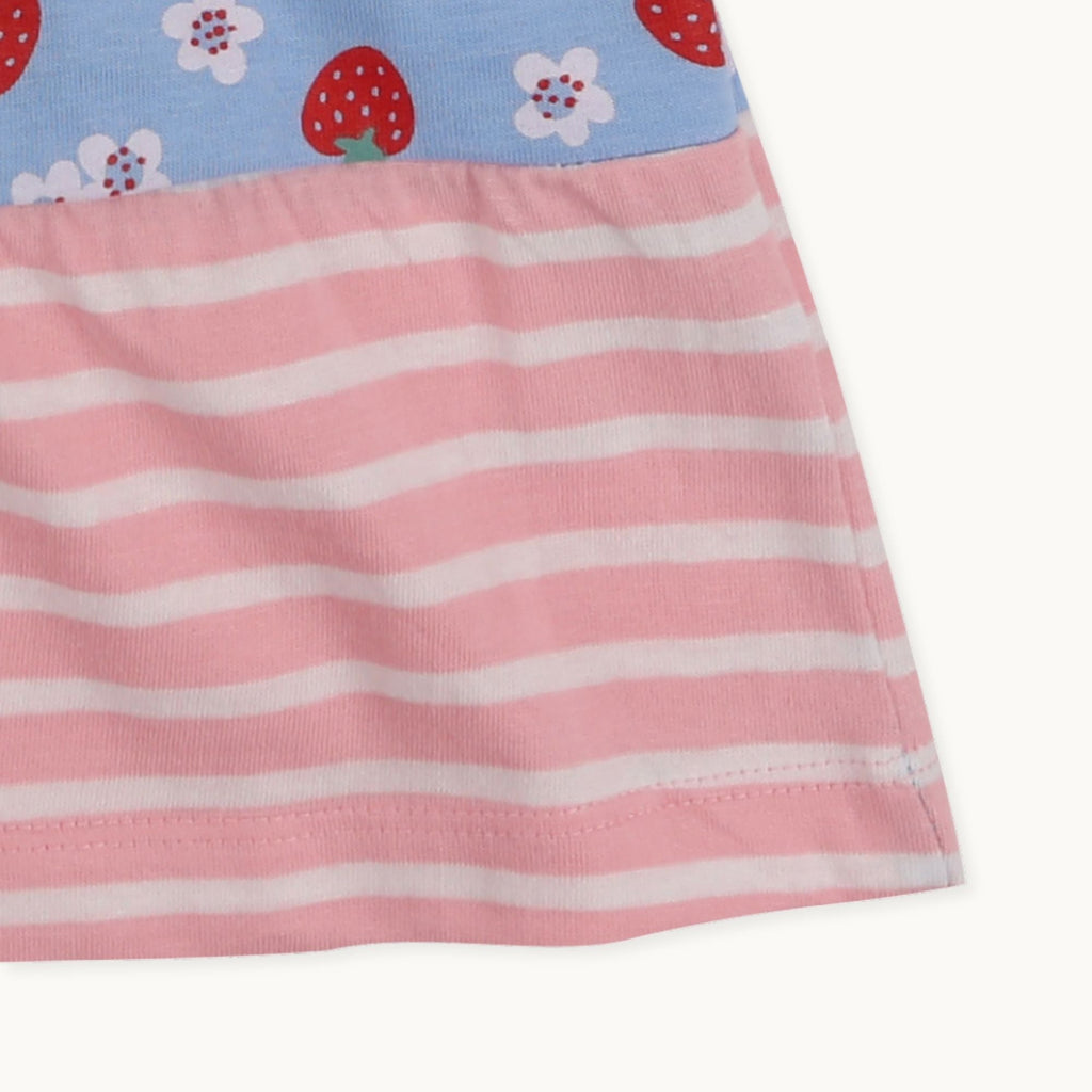 Multicoloured Strawberry Print Dress