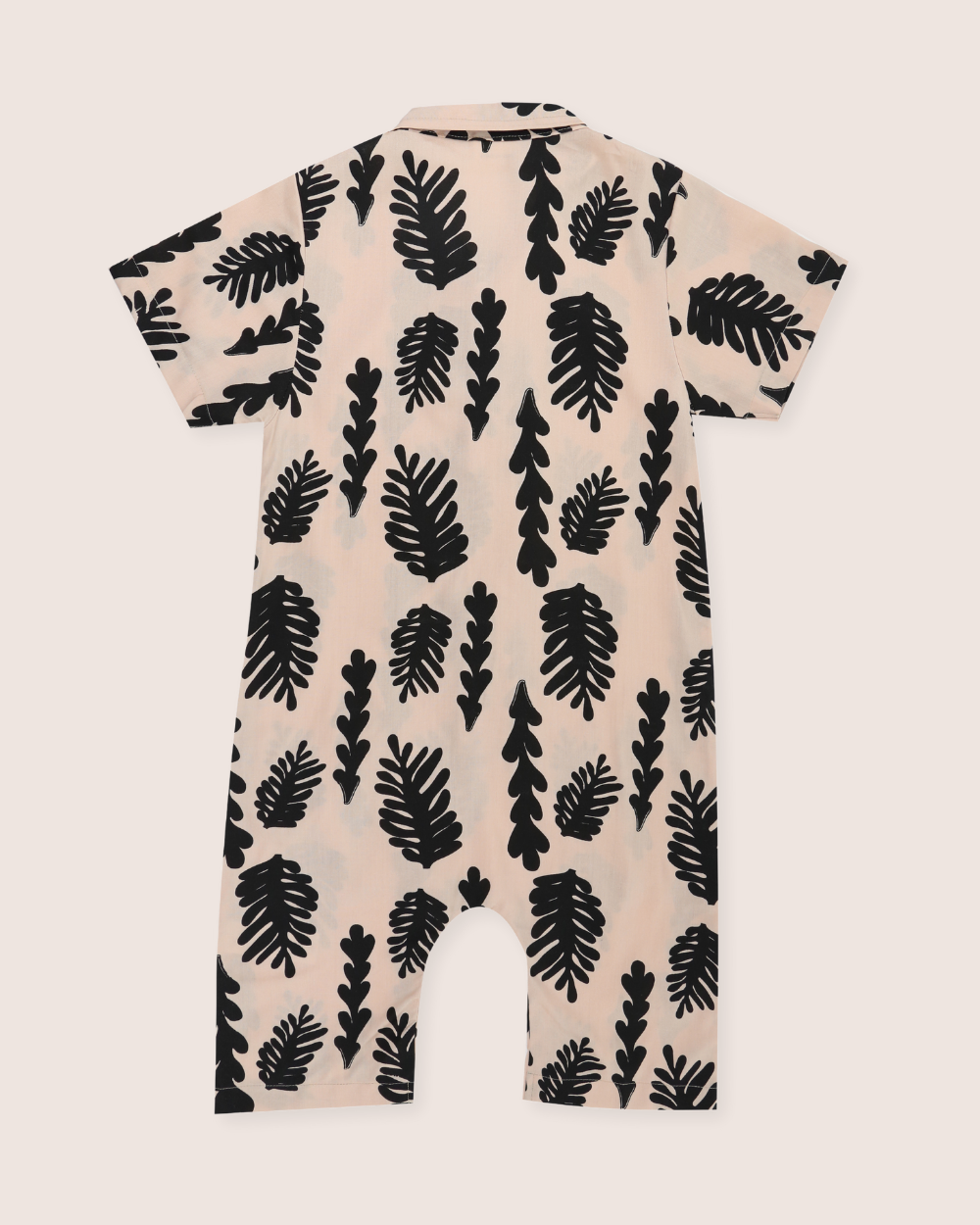 eco viscose Cream Seaweed Print Jumpsuit - image 4