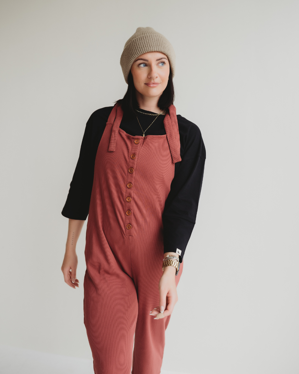Erin Red Dungarees - image 1