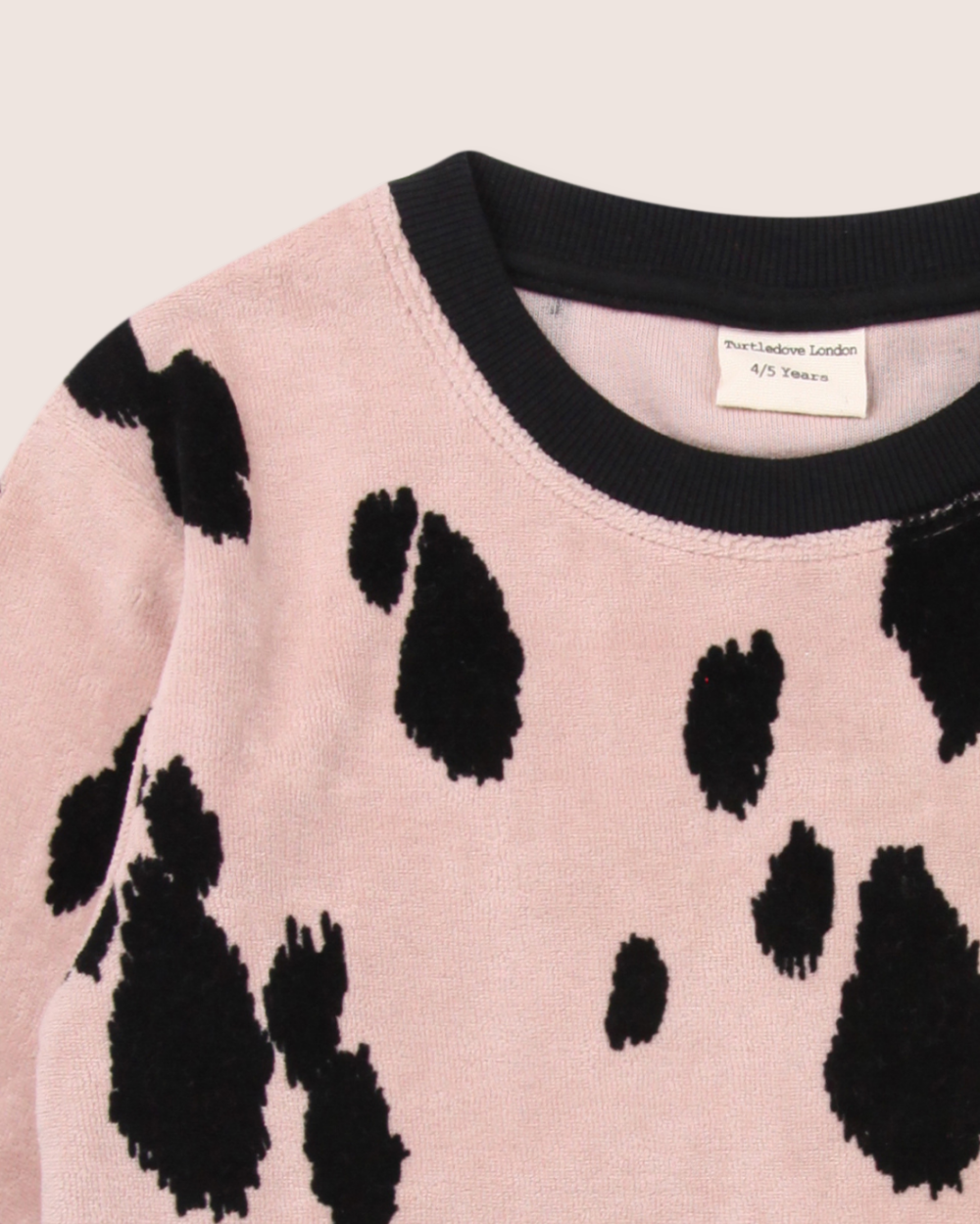 Pink Pony Print Velour Sweatshirt - image 2