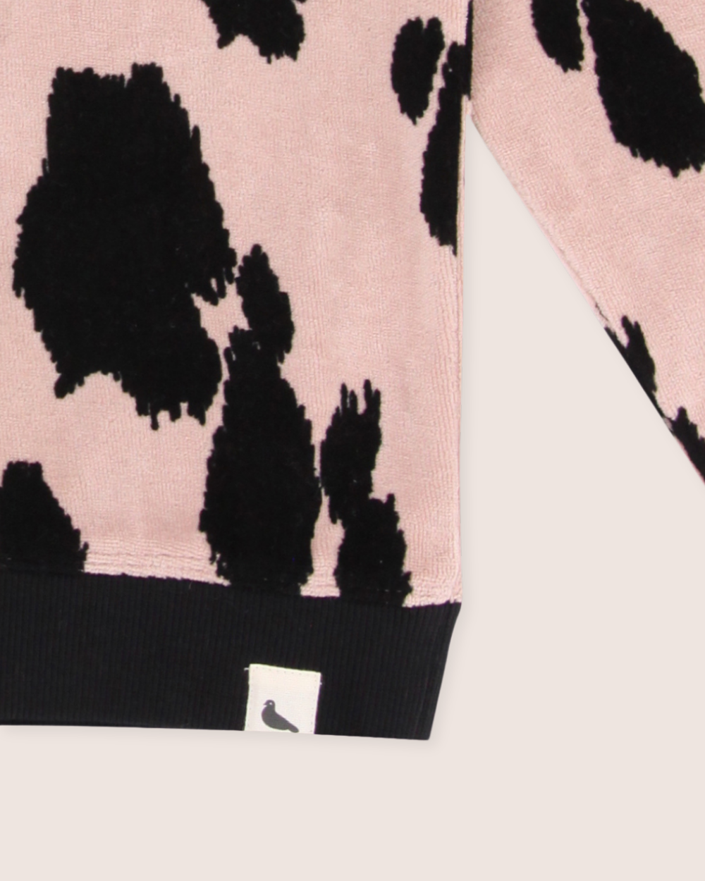 Pink Pony Print Velour Sweatshirt - image 3