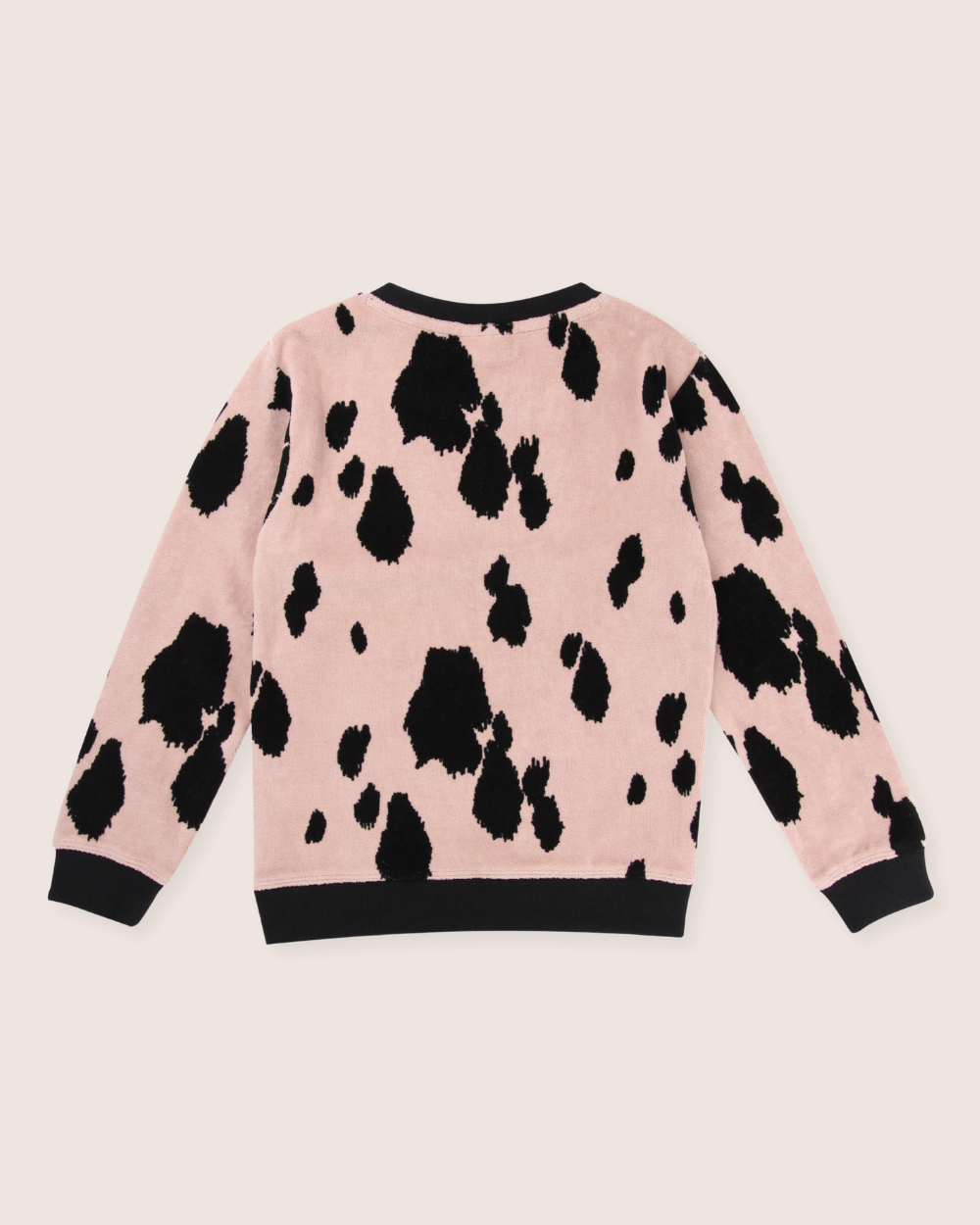 Pink Pony Print Velour Sweatshirt - image 4