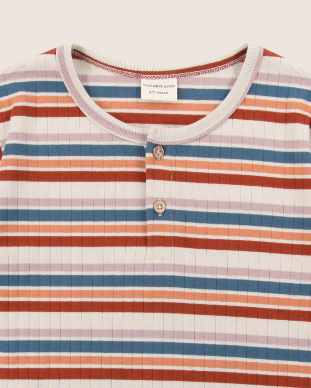 Multicolour Retro Stripe Print Top - image 3