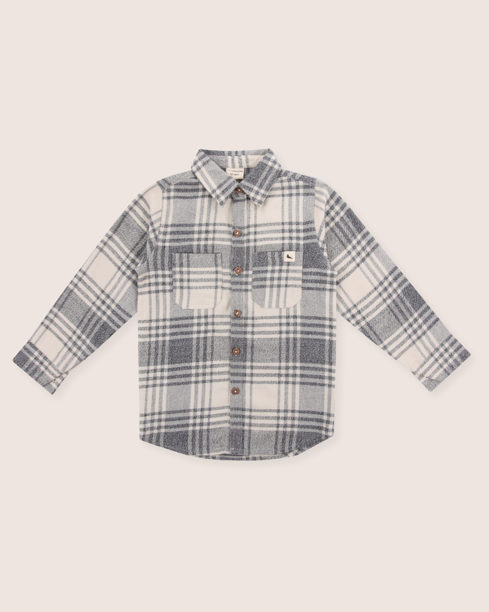 Organic cotton Multicolour Brushed Check Print Shirt - image 2
