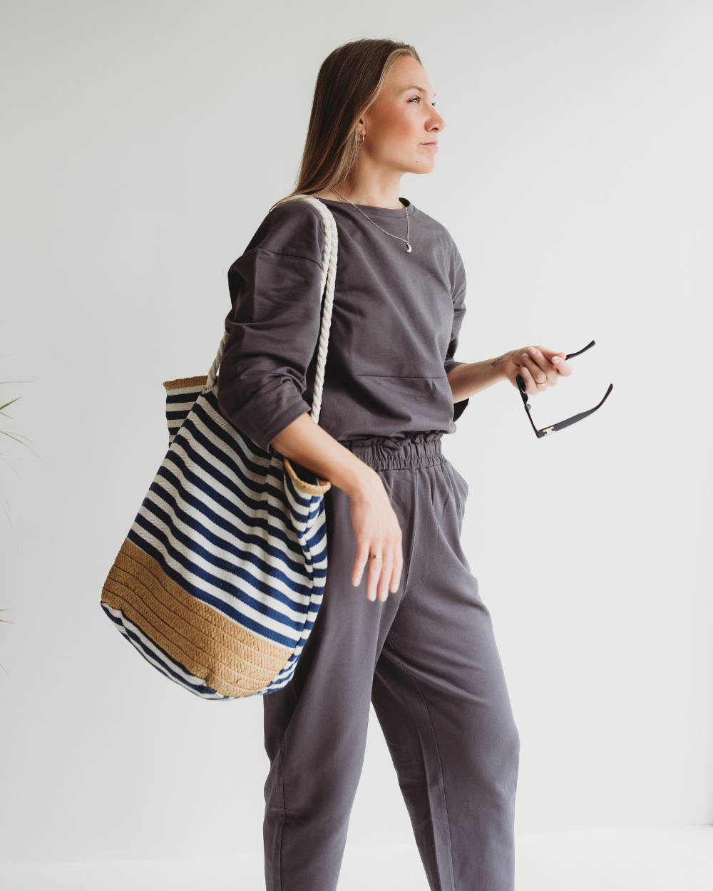 Sarah Charcoal Grey Top- image 5