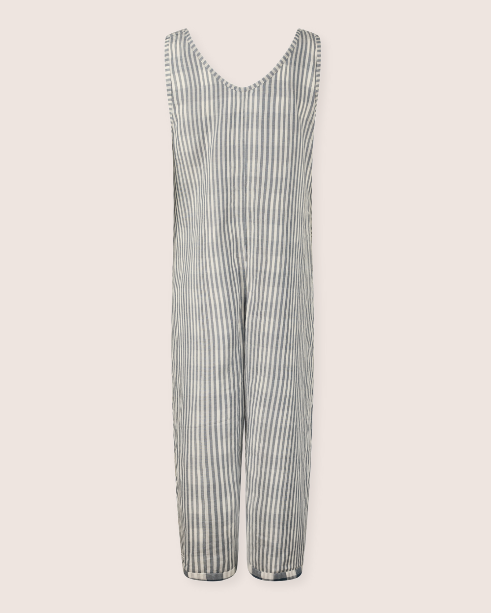 Grace Multicolour Marine Check Print Reversible Wide Leg Jumpsuit - image 7