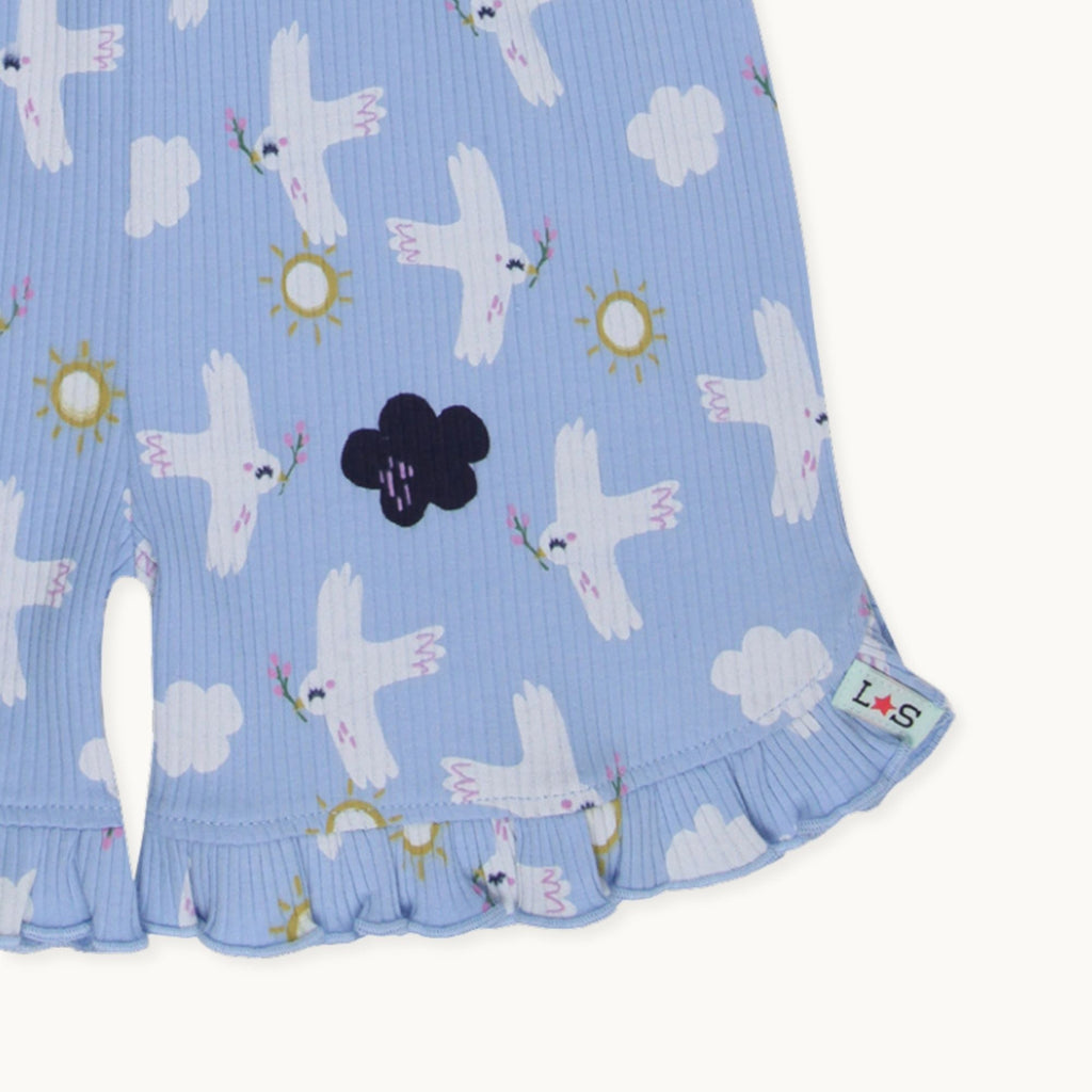Multicoloured Betty Bird Print Playsuit