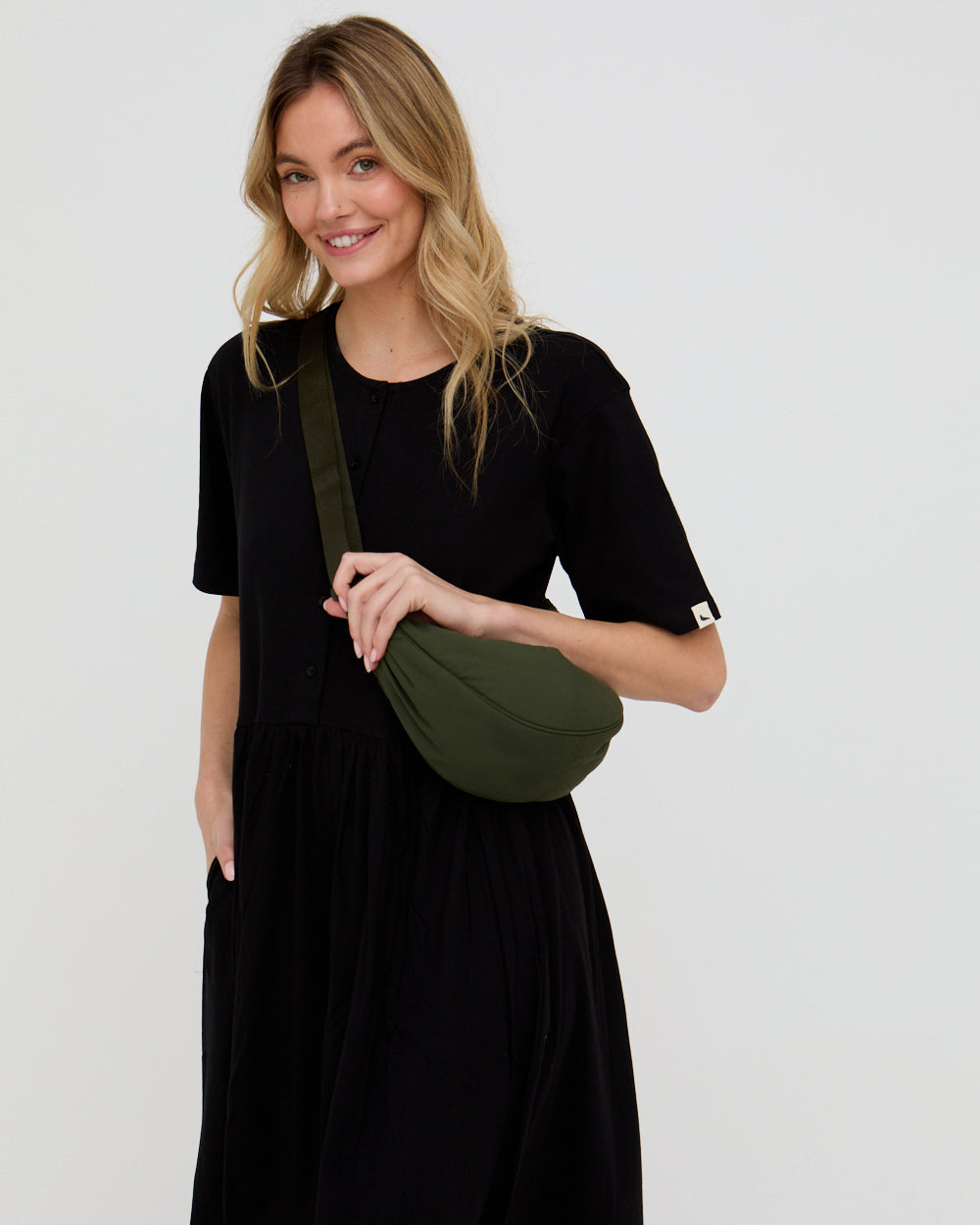 Matilda Black Midi Dress