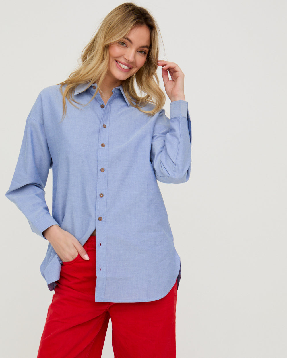 Bea Blue Denim Shirt