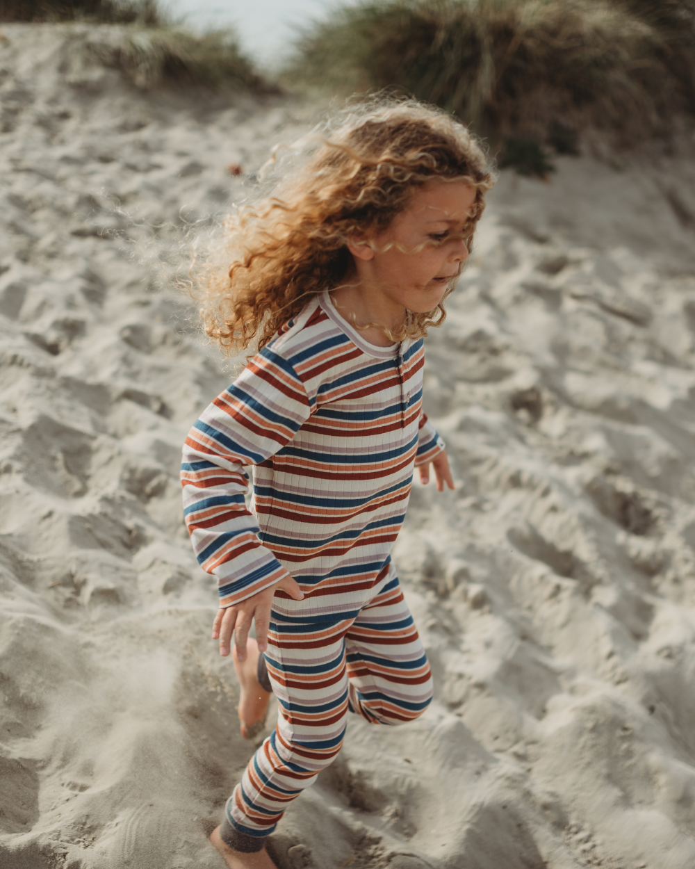 Multicolour Retro Stripe Print Top - image 1