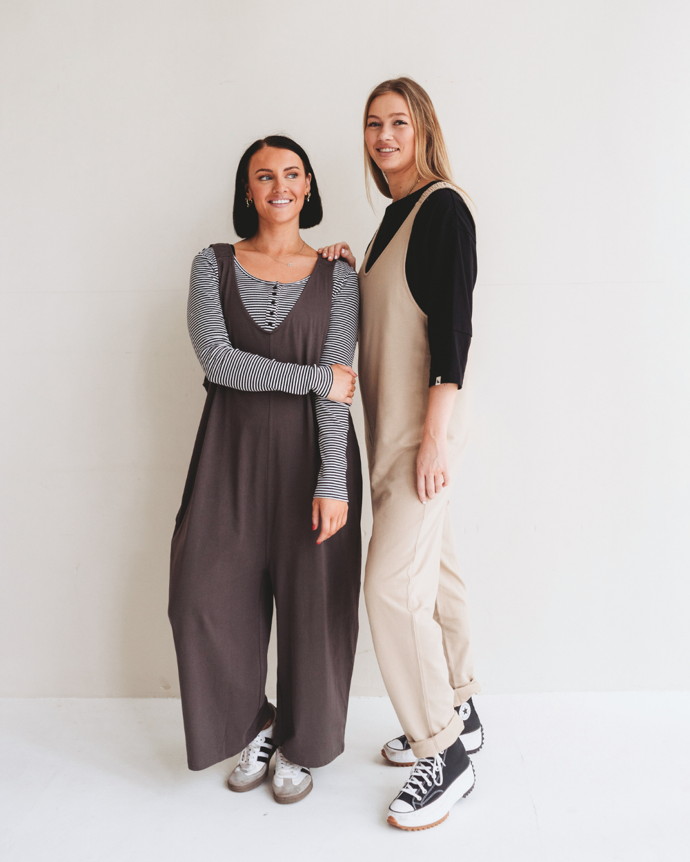 organic cotton Grace Charcoal Grey Wide Leg Jumpsuit - image 4