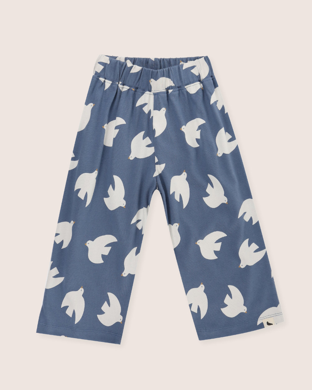 organic cotton Blue Seagull Print Trousers - image 2