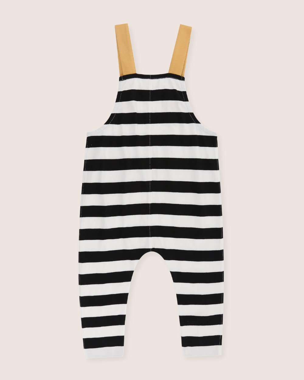 organic cotton Multicolour Wide Stripe Print Dungarees - image 4
