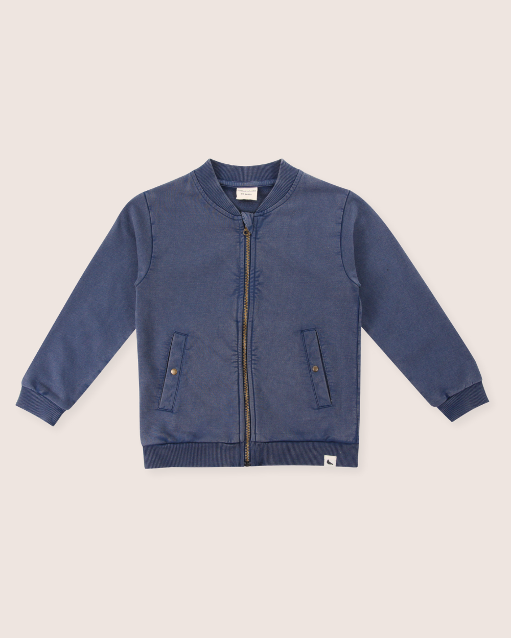 Blue Lucky Slogan Embroidered Jacket - image 2