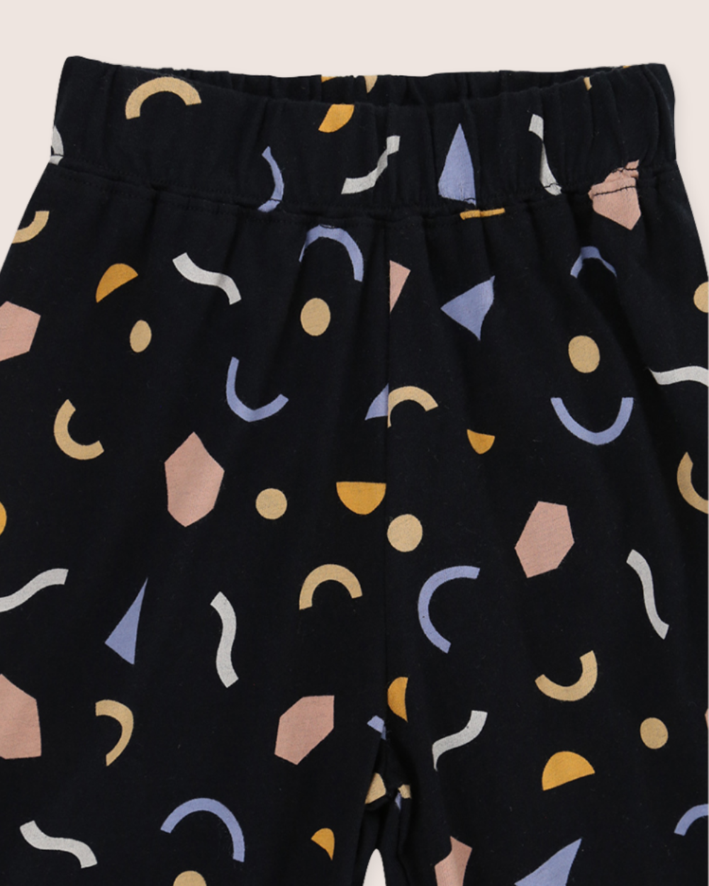 organic cotton Black Abstract Print Trousers - image 2