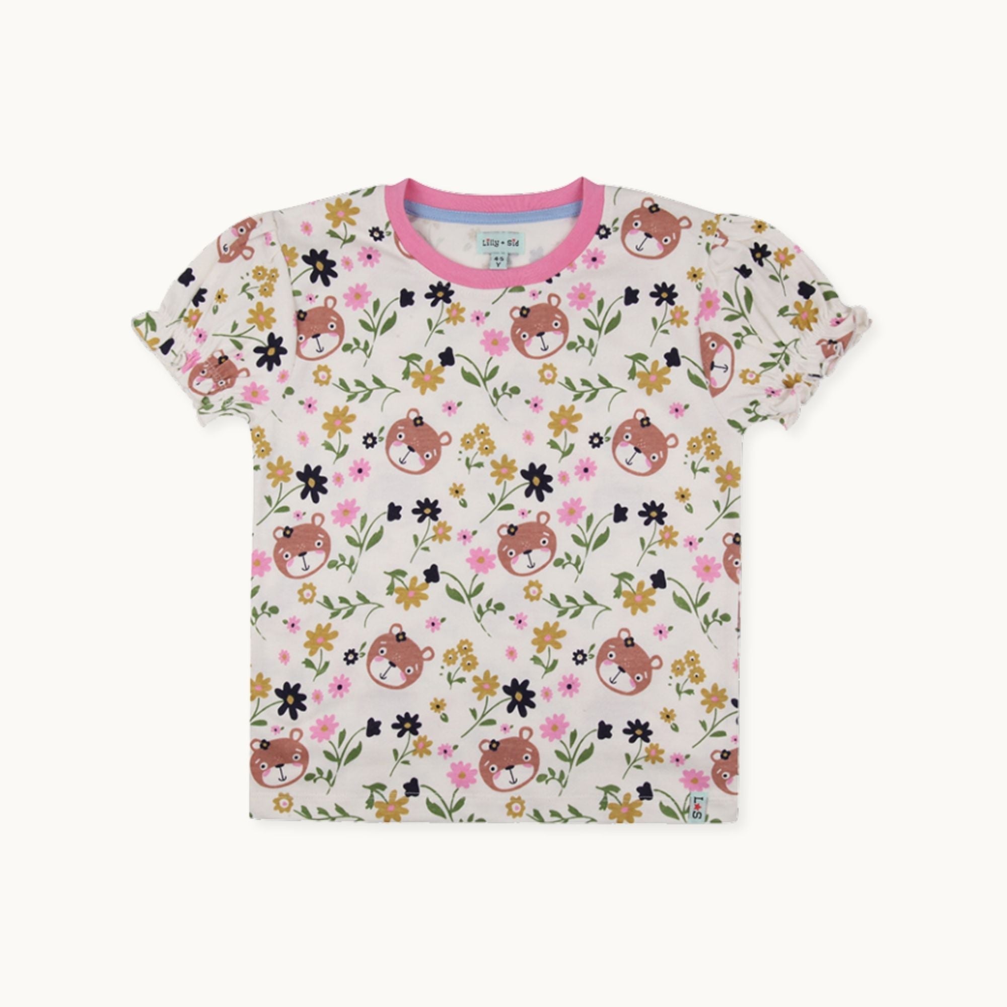 Multicoloured Lilly And Sid And Stripe Print T-Shirts - 2 Pack
