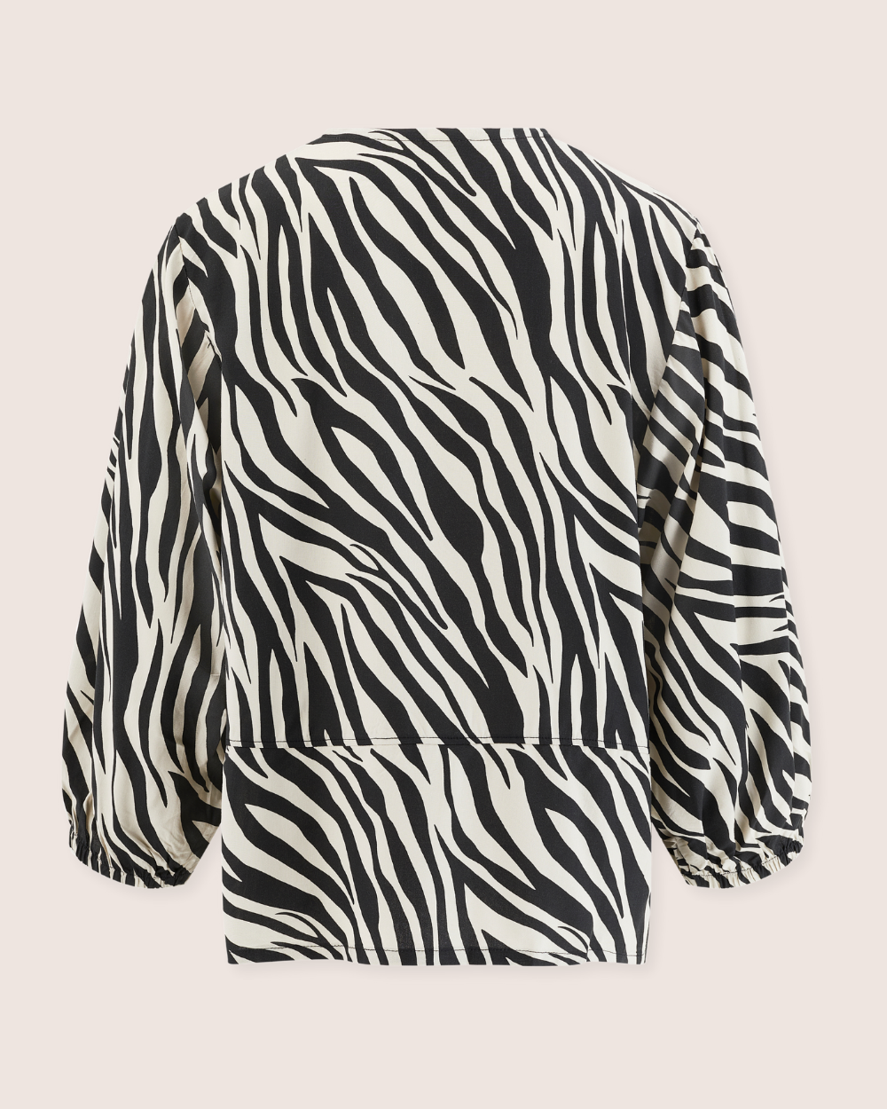 Blake Multicolour Zebra Streak Print Tie Front Top - image 4