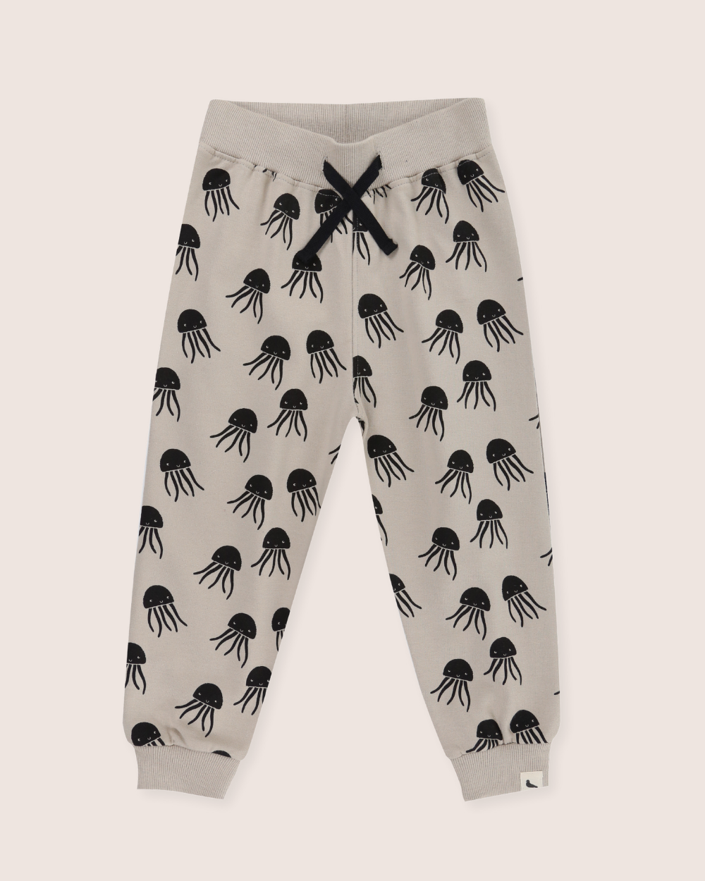 organic cotton grey Jellyfish Print Joggers - image 4