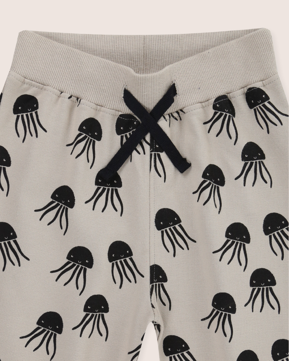 organic cotton grey Jellyfish Print Joggers - image 5
