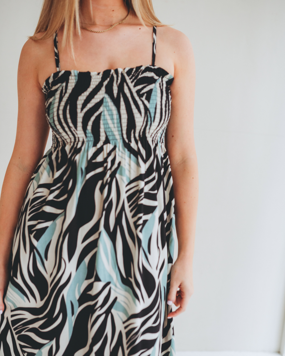 Zuri Multicolour Zebra Twirl Print Multifunctional Maxi Skirt- image 8