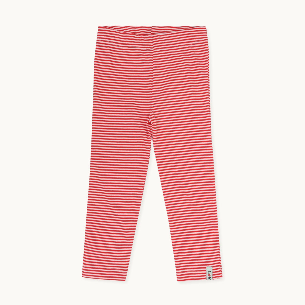 Multicoloured Strawberry and Stripe Print Leggings -2 Pack