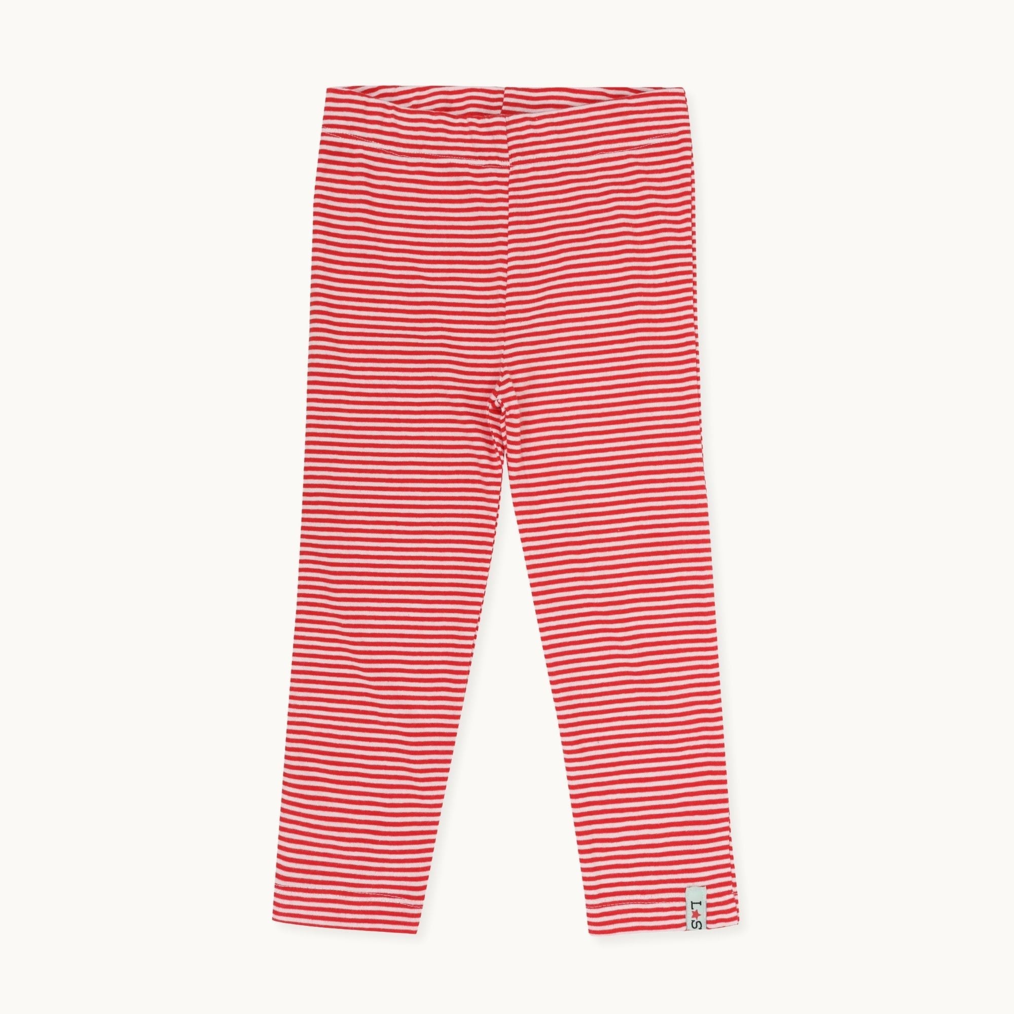 Multicoloured Strawberry and Stripe Print Leggings -2 Pack