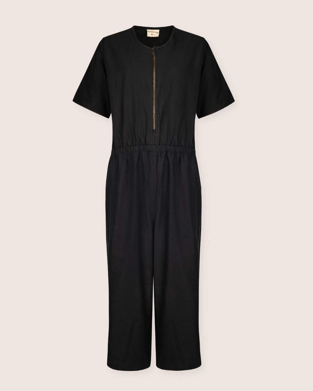 Ethel Black Jumpsuit with zip at the front - image 3