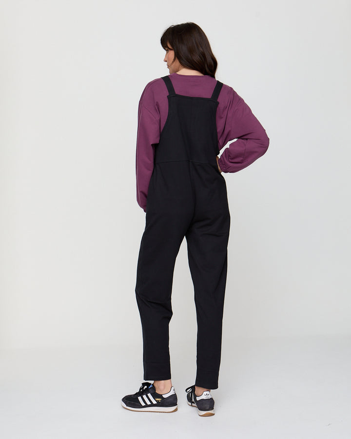 Lila Black Dungarees