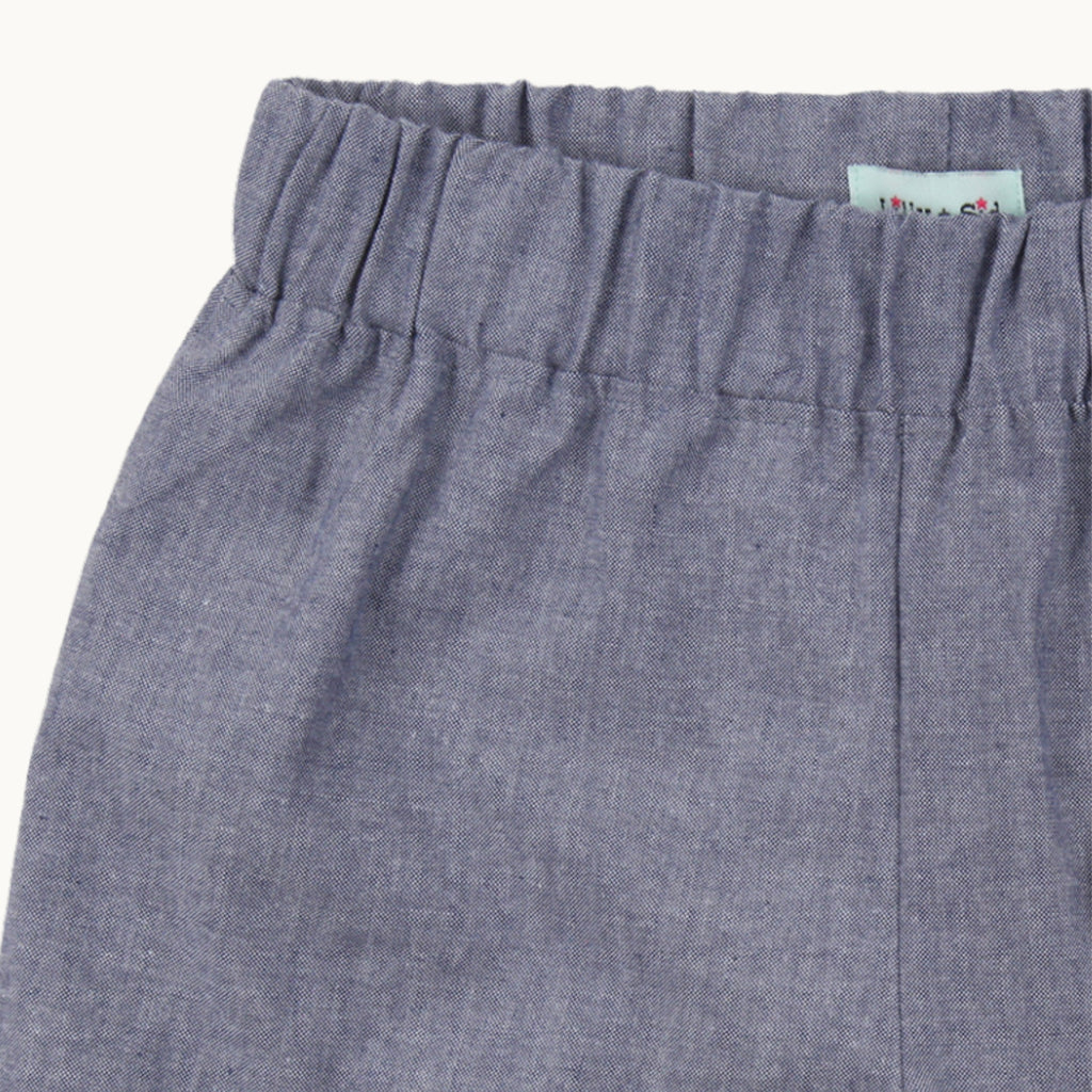Blue Busy Bee Applique Shorts