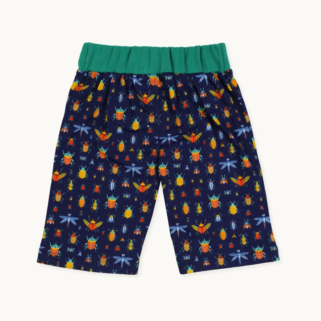 Multicoloured Bugs And Stripe Print Short - 2 Pack